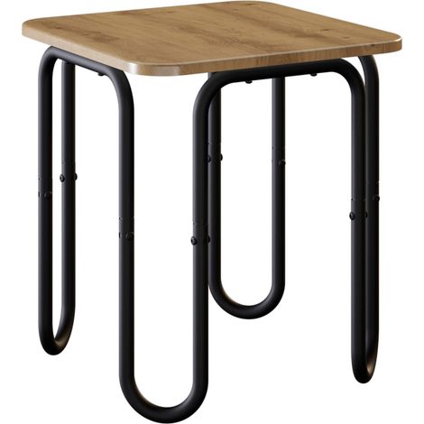 Couchtisch Artisan-Eiche 40 x 40 x 45 cm Holzwerkstoff vidaXL (1/5)