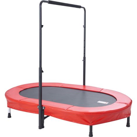 Trampoline pliable pour enfants 56x36 pouces,rebondisseur intérieur-extérieur avec poignée,cadeau amusant pour les 3 ans et plus (1/5)