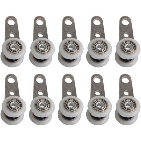 Roulette suspendue silencieuse alliage 44 mm pour porte coulissante (1/3)