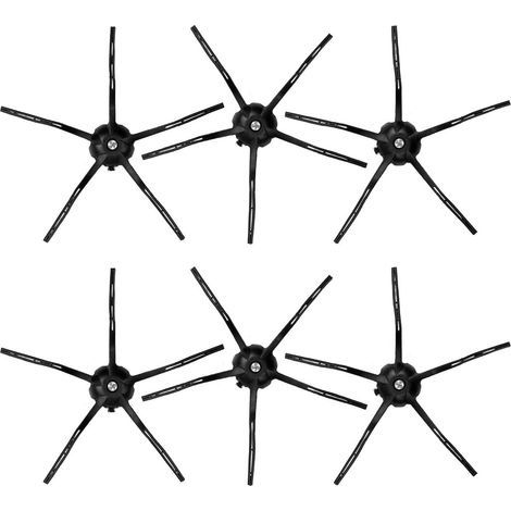 (6 Pièces) Brosses latérales pour Q5 Max+, Q5 Pro, Q5 Pro+, Q7 Max+, Q7 Max, Q8 Max+, Q Revo, Qrevo S, Qrevo Pro, Qrevo Slim, Qrevo Master, S7 MaxV Ultra, S8 Pro Ultra, S8 MaxV Ultra (1/5)