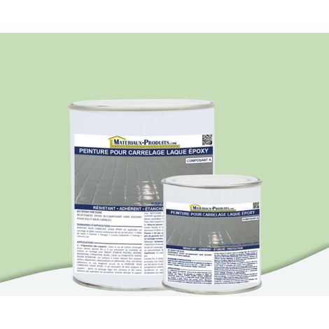 Peinture pour carrelage laque époxy - 2.5 Kg Vert Pastel - MATPRO (1/5)