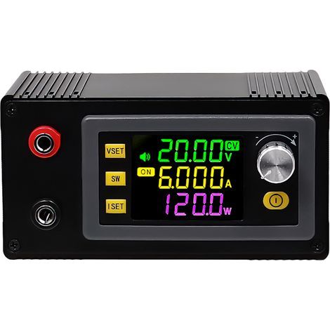 DC Boost Buck Adjustable Voltage Converter DC6-36V 120W Digital Control Voltage Boost Constant Voltage Constant Current Power Supply Module with extended interface. (1/5)