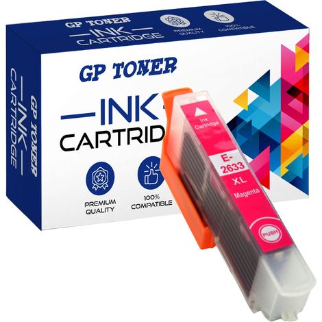 Cartouches d'encre pour Epson 26XL GP-E2633XL M (1/5)