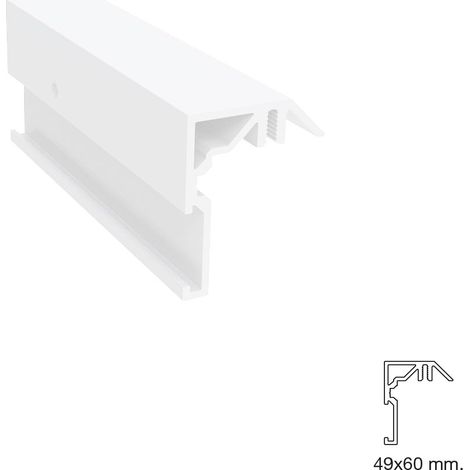 Perfil Separador STAR XL Alu. Anod.Plata Mate 2Mts (1/5)