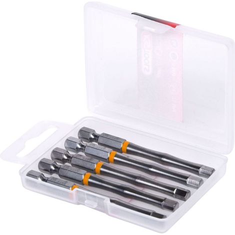 KS Tools 1/4" TORSIONpower Bit Innen6kant, 75mm, 5mm, 5er Pack - 918.3461