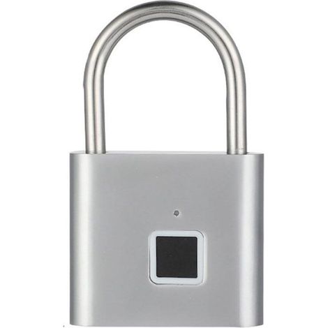Cadenas Biométrique - 76 mm - Acier Inoxydable - Pour Clôtures Extérieures Espaces De Rangement Salles De Sport - 1 Pièce (1/5)