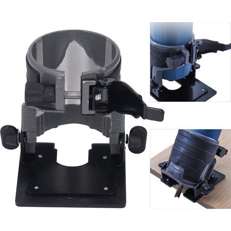 Machine à tailler fixe avec base ajustable en alliage d'aluminium pour le travail du bois (1/5)