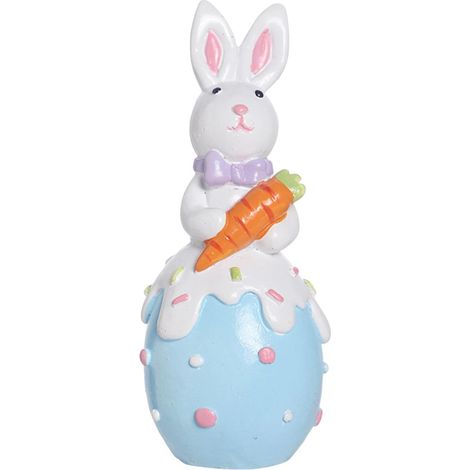 Lapin Résine Décoration De Pâques Statue De Table Jardin Intérieur Extérieur Lot De 1 (1/4)