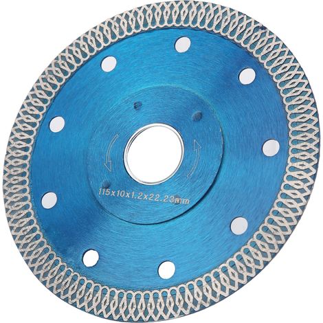 Diamant-Sägeblatt, Trennscheibe/Schleifscheibe für Winkelschleifer, 115 x 1,2 x 22,23 mm (1/5)