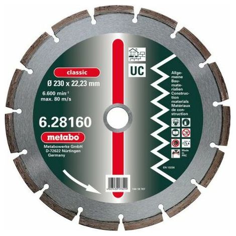 Diamantový rezný kotúč, 115x22,23 mm (1/2)