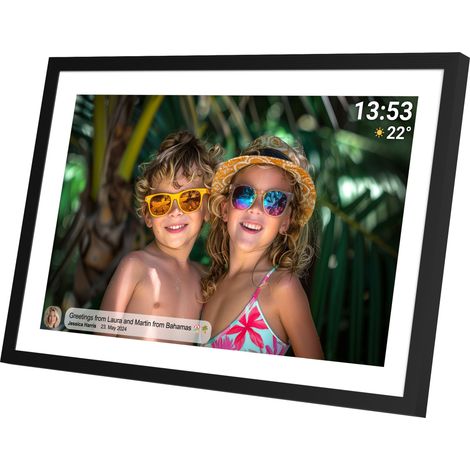 Denver Frameo PFF-1016 Digitaler Bilderrahmen Schwarz 10,1 Zoll (1/4)