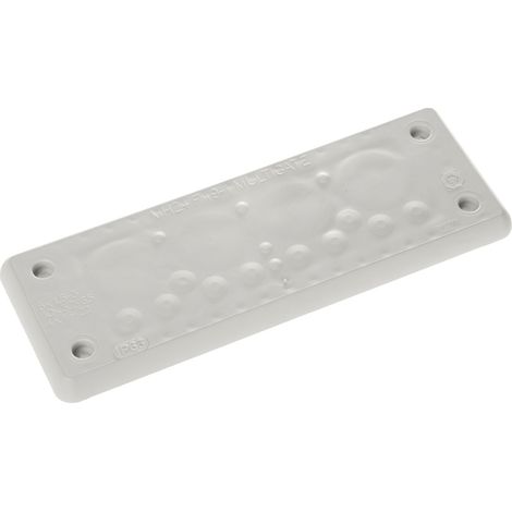 Trelleborg MH-24 F 19-1 LIGHT GREY UL94 V-0 IP65 TPE Screw Durchführungsplatte TPE Grau 1 St (1/3)