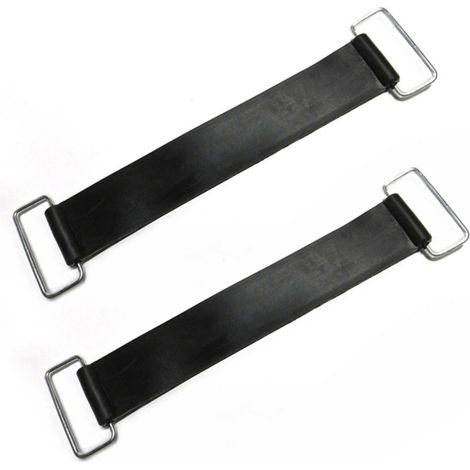 Sangle De Batterie Moto - Caoutchouc Élastique 18-23 Cm - Pour Fixation Sécurisée Batterie Moto - Lot De 2 (1/5)