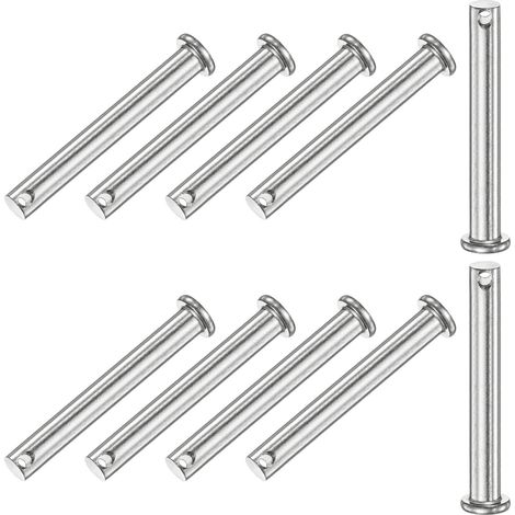 Lot de 10 Broches à Œil Unique M8 x 70Mm Broche de Charnière (1/5)