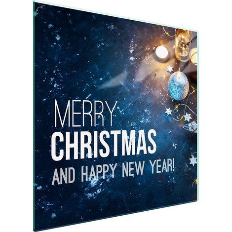 Protezione in vetro per piano cottura 50x52 cm, ideale per Natale (1/5)