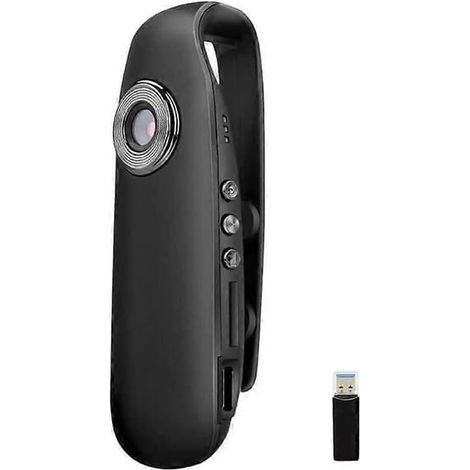 Caméra corporelle de police portable, caméra vidéo portable 1080p, mini caméra avec prise européenne (1/5)