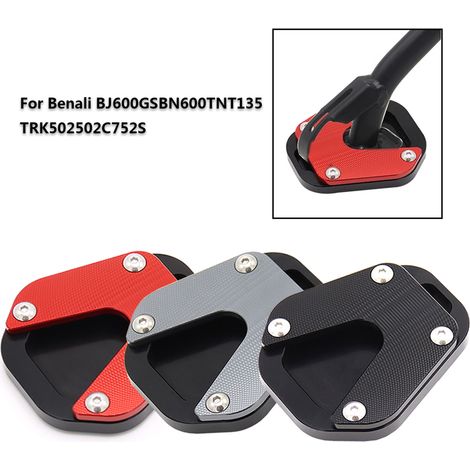 Extension de béquille de moto, agrandisseur de pied latéral, plaque de Support de remplacement pour Benali BJ600GS/BN600/TNT135/ TRK502/502C/752S (1/5)