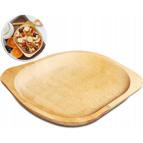 Bandeja de madera para platos Bandeja de haya (1/5)
