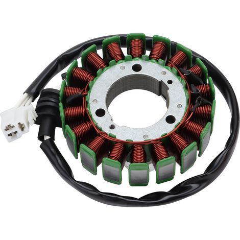Stator coil adapter for Kawasaki KX250F 2004-2010, original part number 21003-0015 0048 0027 0091. Suitable for use in the ignition and generator magneto charging system of off-road motorcycles.--DTEK