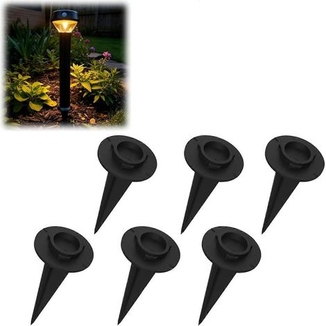 Piquet de rechange pour support lampe solaire Ring, compatible lampes jardin Ring Solar Pathlight, base verrouillage rotation, hauteur 147 cm