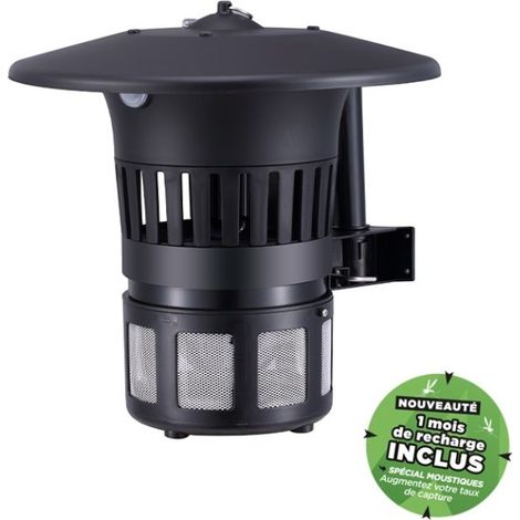 Piège électrique anti-moustiques Tiger Trap Premium – Recharge d'un mois – Couverture jusqu'à 1000m2 – Attire et capture les nuisibles volants – Master Trap