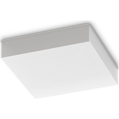Ideal Lux Lampada da soffitto moderna SNOW 1 luce LED integrato IP65 bianco materie plastiche