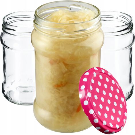KADAX kleine Einmachgläser 315 ml, fi66, Gläser für Honig, Marmeladengläser mit Deckel, Luftdichte G (1/5)