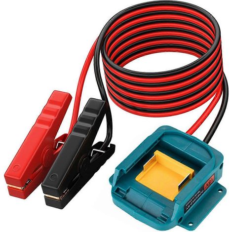 Câbles de démarrage pour batterie au lithium Makita 12AWG, prises d'alimentation portables, câbles de démarrage pour batterie au lithium (1/5)