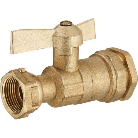 Vanne À Compression Laiton D.25 Pour Tube En Polyéthylène (1/6)