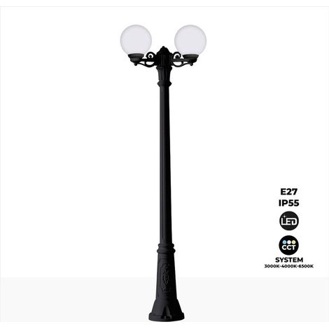 Farola Doble LED Exterior FUMAGALLI "GIGI BISSO GLOBE" 2xE27