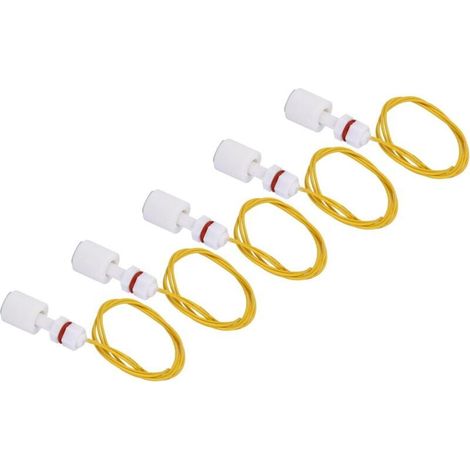 5pcs Interrupteur à Flotteur en Plastique P3208 contrôleur de capteur de Niveau de Liquide pour Piscine de réservoir d'eau - utilisé en électricité, Drainage, contrôle de Niveau, Alarme (1/4)