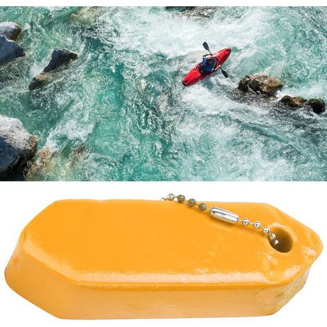 Porte-clés Flottant en EVA pour Kayak, Plongée et Sports Aquatiques (Couleur Jaune)