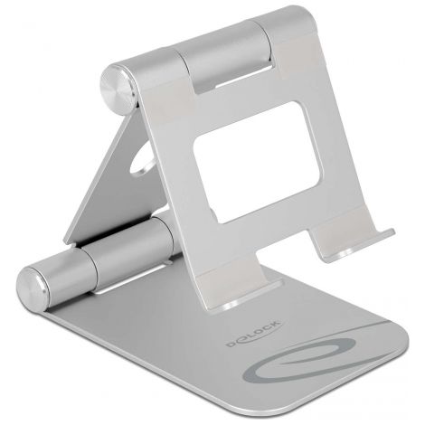 Delock Soporte para tableta ajustable de aluminio