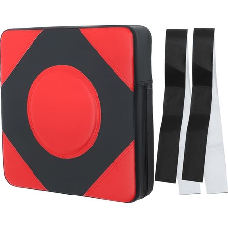 Poinçonneuse de Porte Murale en Cuir PU et Éponge pour Entraînement de Boxe à Domicile, Coussin de Frappe Réutilisable, 1 Set Pratique et Solide (1/5)