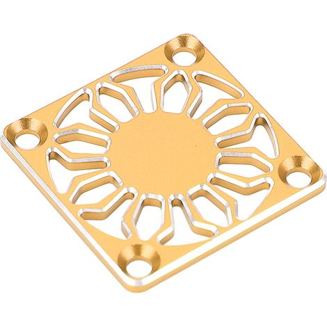 Cache-ventilateur universel en alliage d'aluminium pour moteur RC, dissipateur thermique 30x30mm, couleur or (1/5)
