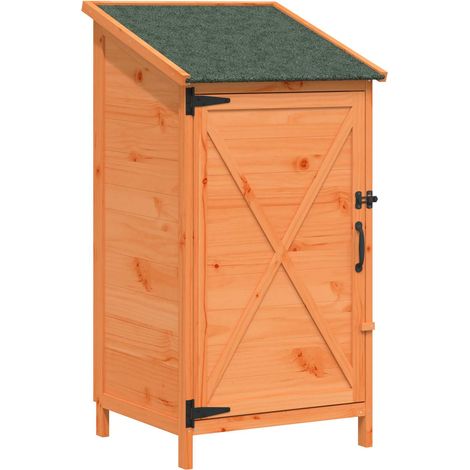 Cobertizo de Jardín Marrón 59,5 x 56 x 113,5 cm vidaXL
