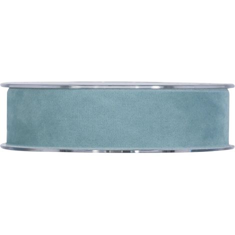 Piovaccari Nastro Double Velvet H 25 Mm L 7 Mt Light Blue