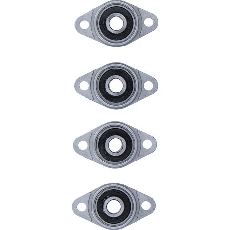 Support de palier à bride 4 pièces, fixation trapézoïdale horizontale pour vis T8, pour imprimante 3D (1/5)