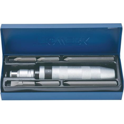 TECWERK Schraubenlösersatz 8-tlg.1/2 Zoll in Stahlbl.-Kass.TECWERK (1/4)
