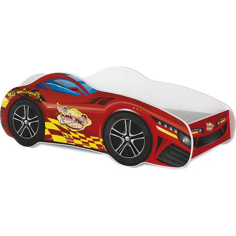 Lit Enfant Voiture 70x140 01 RACING Thème (1/2)