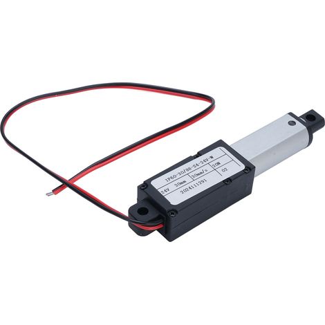 Vérin électrique linéaire miniature 24V course 30mm vitesse 30mm/s force 20N tube aluminium pour canapé robot télévision (1/5)