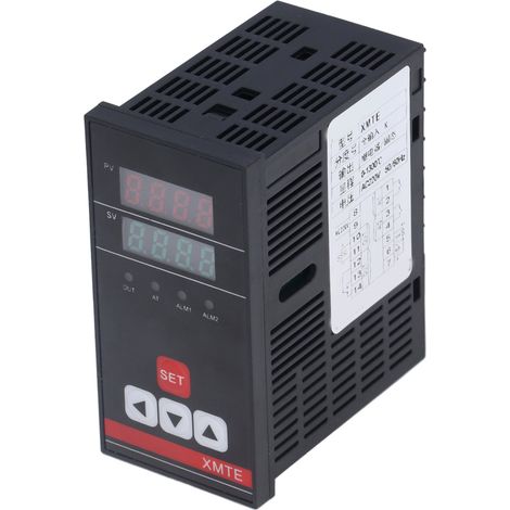 Contrôleur de température intelligent réglable, relais SSR, thermostat numérique à fixation par boucle, AC220V (1/5)