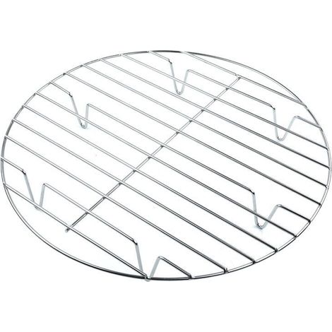 Rejilla de cocción contorneada, rejilla de acero inoxidable para cocinar, enfriar y cocinar al vapor, apta para freidora de aire / olla a presión / olla a presión / molde redondo para pasteles, apta p