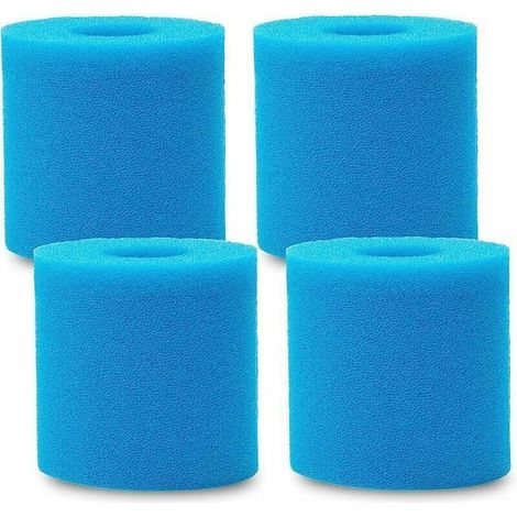 4 filtres de piscine en éponge de type H - Cartouches filtrantes réutilisables et lavables - Pour remplacement de nettoyage Type H (1/5)