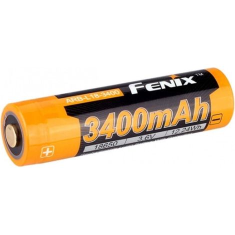 18650 iones de litio 3400 mah recargable