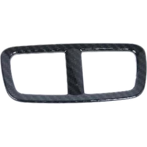 Carbon Faser Auto Hinten Klimaanlage Vent Outlet Abdeckung Trim Rahmen Dekoration Aufkleber für Regal 2017-2021 (1/4)