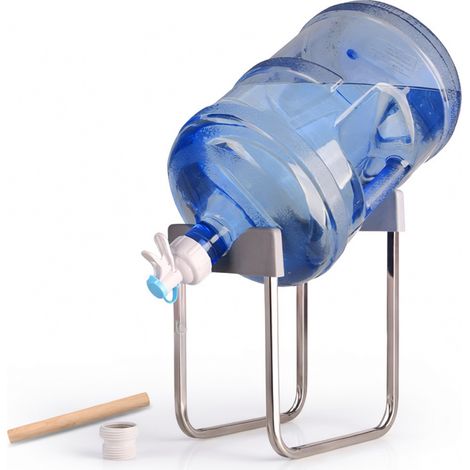 Support de bonbonne d'eau en inox, modele demontable sureleve (1/5)