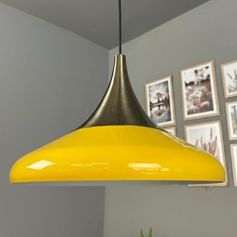 Paladin Lustre Simple Jaune Clair, Lampe Suspendue, Hôtel, Restaurant, Cuisine, Salon, Hall, Lustre Pour Jeunes, Modèles (1/5)