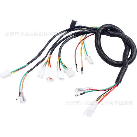 Applicable to Yamaha PW50, PW 50, Peewee 50 1983-2006 full vehicle wiring harness bus (1/4)