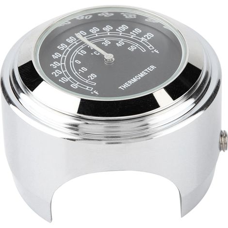 Thermomètre de guidon moto 22-25mm, cadran de température, jauge de mesure (1/3)